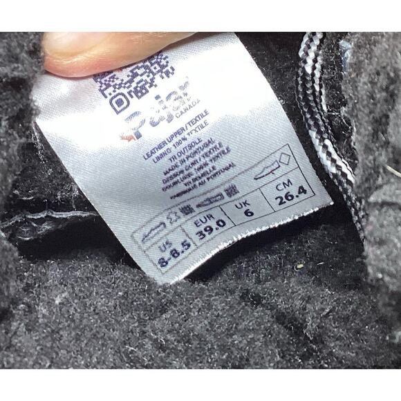 Pajar paulina lace up suede boots black womens size 8-8.5 - Picture 7 of 7